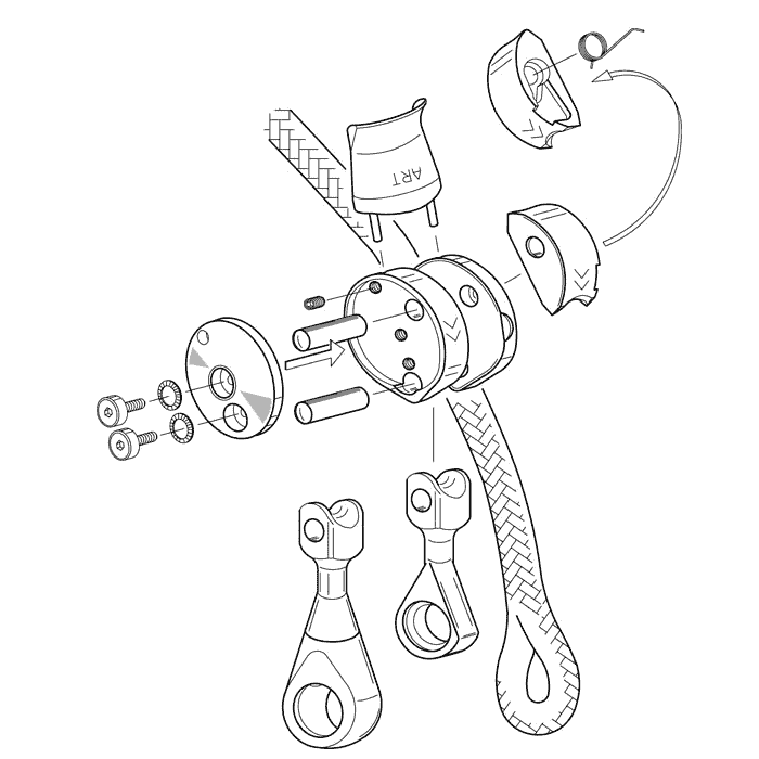 ART Positioner Clutch S for stålkjerne